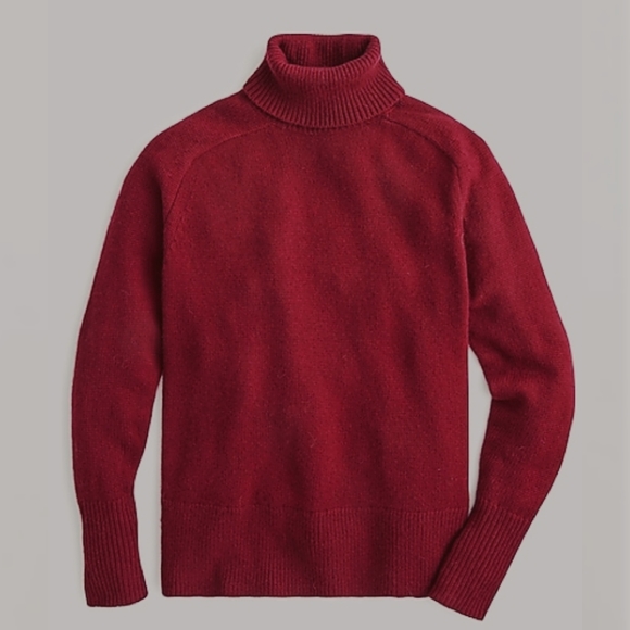 S J Crew cashmere turtleneck sweater - Picture 3 of 5